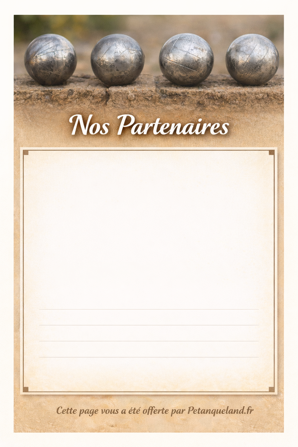 affiche merci partenaires