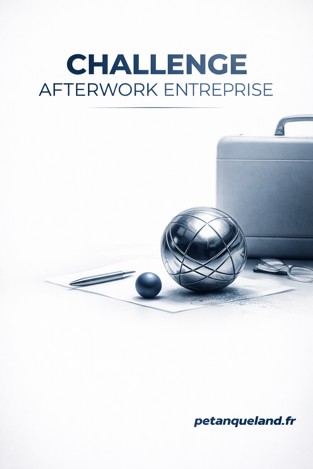 affiche petanque challenge entreprises