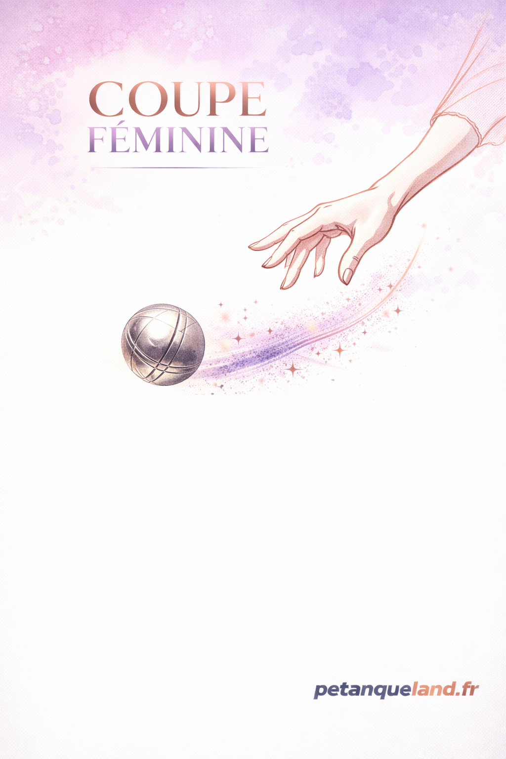 affiche petanque coupe feminine