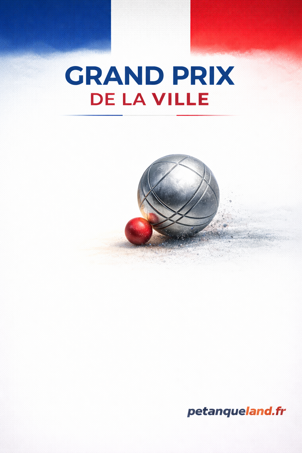 affiche petanque grand prix ville