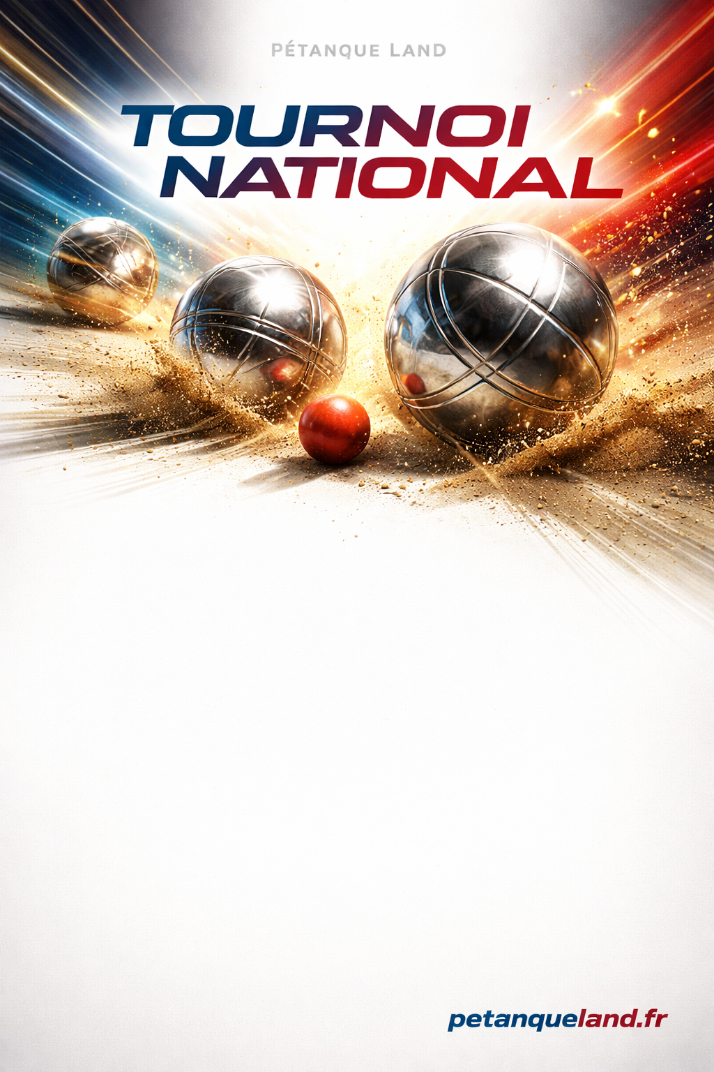 affiche petanque national prestige