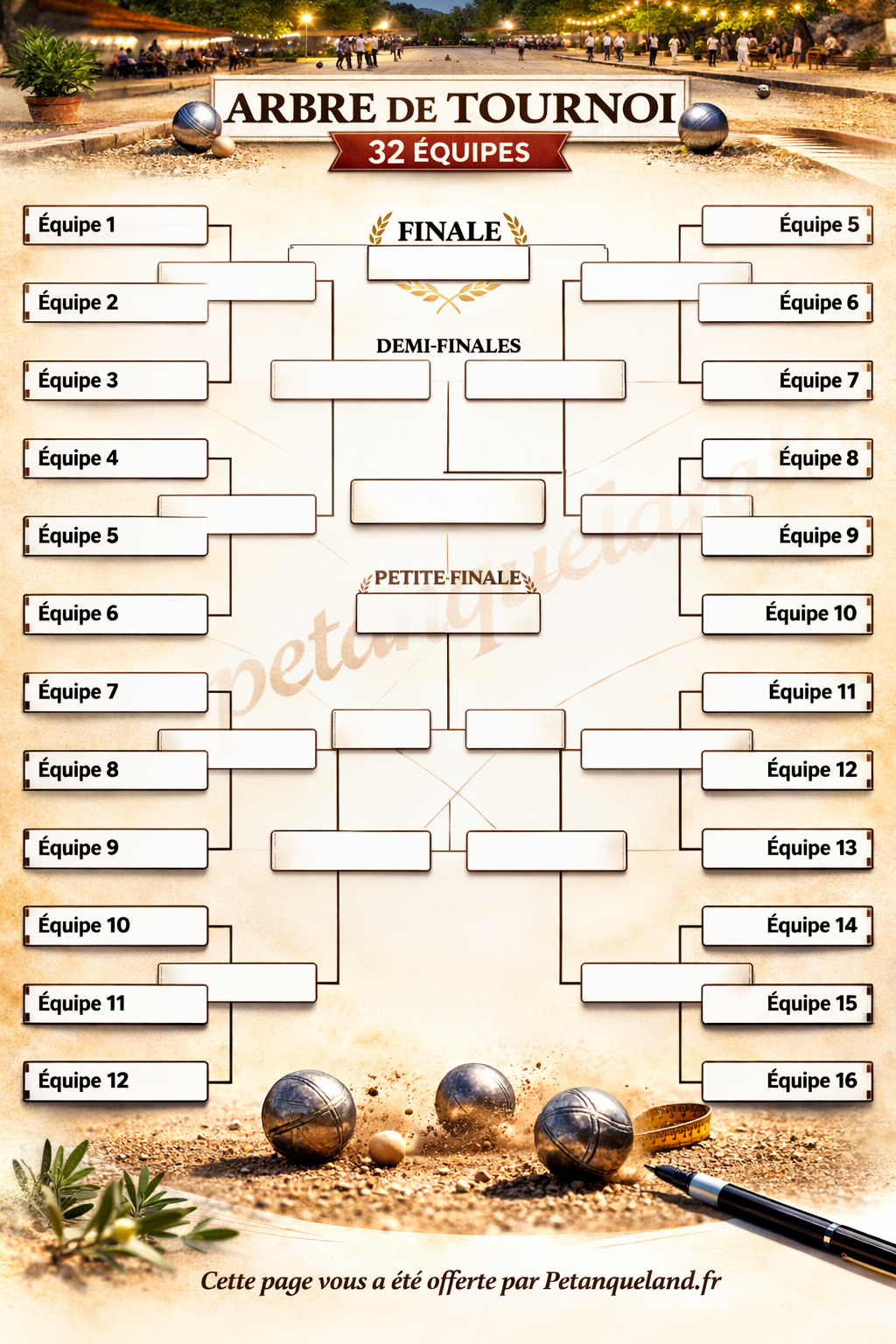 tableau final 32 equipes