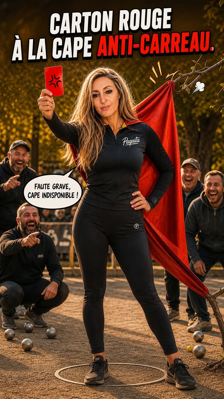 Arbitrage Paquita : Carton rouge a la cape coincee: qui arbitre ce grand moment chez vous