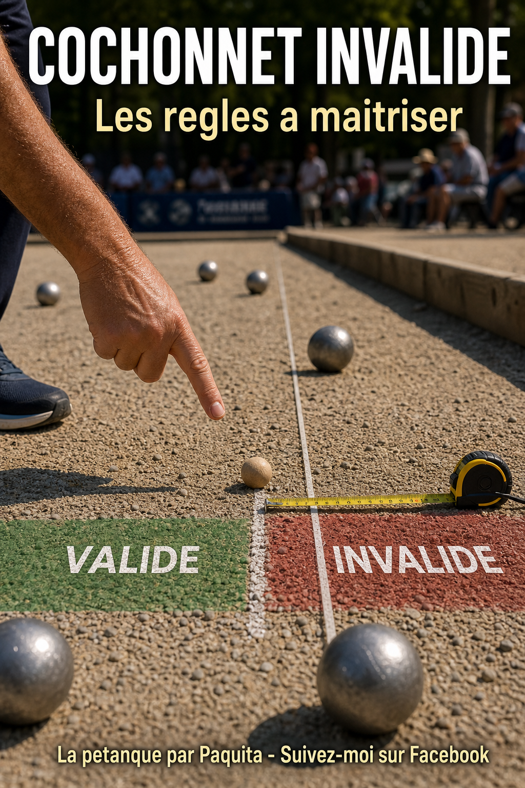 Ces règles sur le cochonnet invalide que tout joueur de pétanque devrait maîtriser