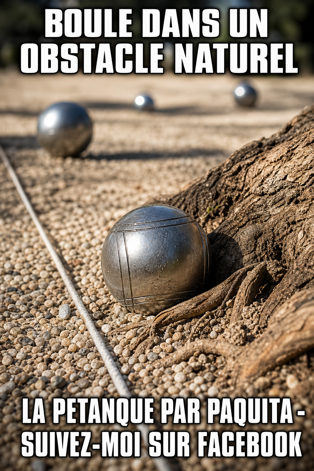Boule dans un obstacle naturel à la pétanque : ce que dit vraiment le règlement