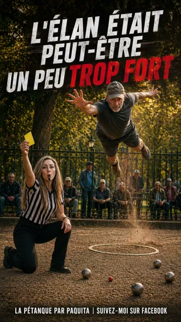 Il s'envole littéralement en plein tir ! ✈️ Pétanque ou Saut en longueur ? 🎱