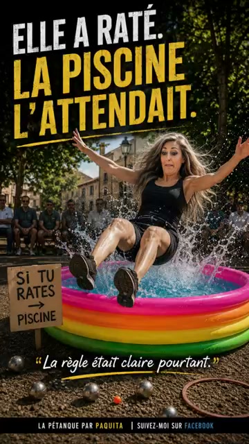 Direct à l'eau !
