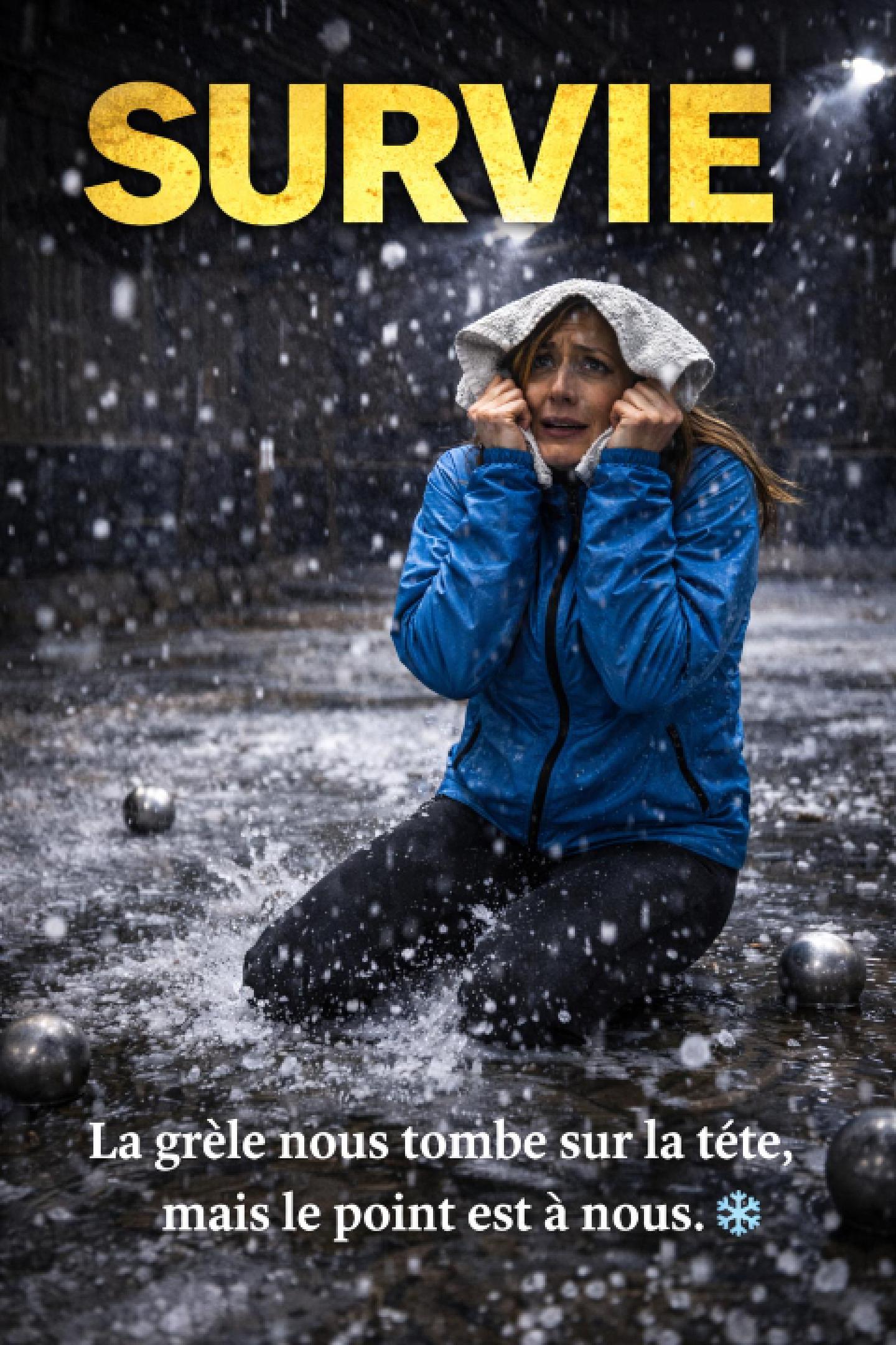 JOUER À LA PÉTANQUE SOUS LA GRÊLE ! ⛈️🎯