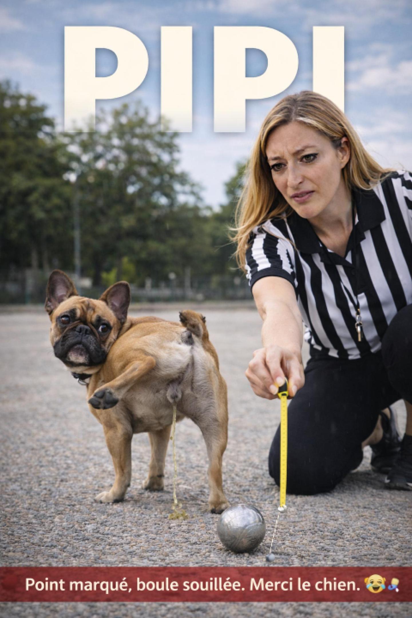 LE CHIEN QUI MARQUE SON POINT !