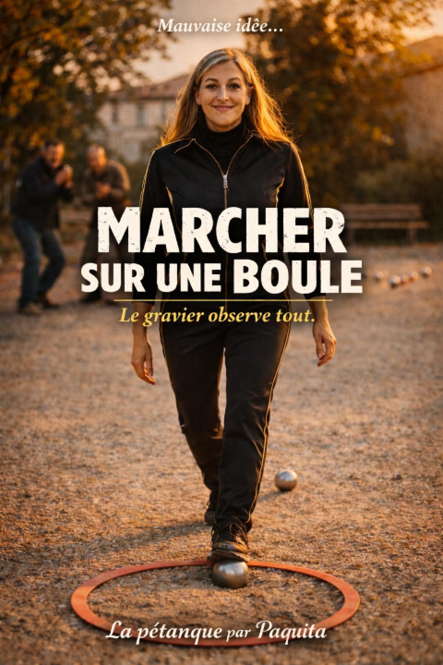 Quand tu marches sur une boule de pétanque...