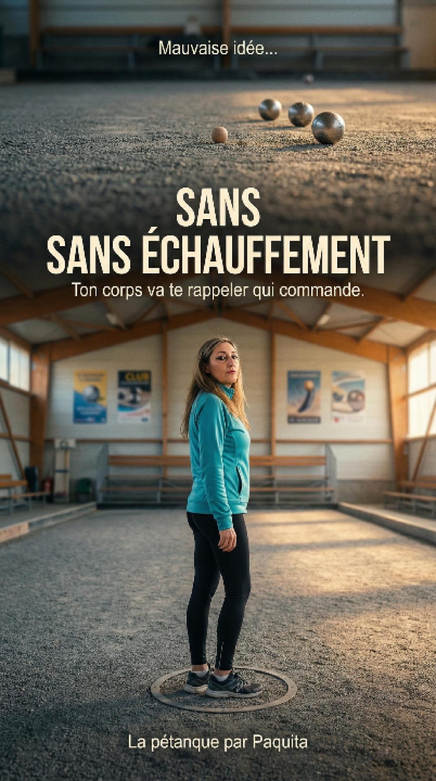 Quand tu joues à la pétanque sans échauffement