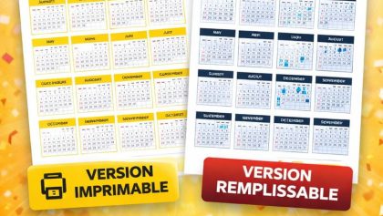 calendrier vierge petanque
